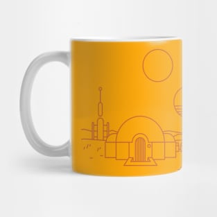 Tatooine's twofold sunset Mug